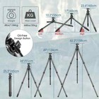 Manbily Carbon Fiber Tripod For Shooting   Camera Picatinny Arca Swiss Adapter