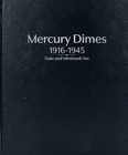 Mercury Dimes  1916-45 Date   Mintmark Set-whitman Prestige    Coin Album  black 