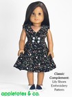 18 Inch Doll Sewing Pattern   Carmela Dress Fits 18  Dolls Such As American Girl