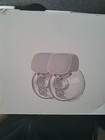 New Double Wearable Electric Suction Hands Free Breast Pump Milk Feeding 2 Piece