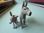 Schleich Grey 13772 Jenny Donkey   Baby Foal Figure Burro 2014 Farm Barnyard Toy
