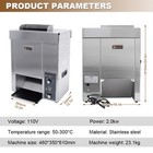 Automatic Hamburger Toaster Burger Heater Vertical Burger Heating Machine 2kw