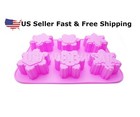 6-cavity Snowflake Variety Shaped Christmas Diy Handmade Soap Mold Us Seller