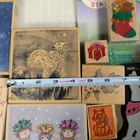 Vintage Lot Of 25 Plus Rubber Wood   Foam Stamps Mixed Lot Xl Large Animals 