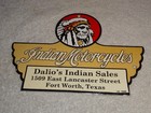 Vintage 1948 Indian Motorcycles Sales  Service Porcelain Metal Gasoline Oil Sign