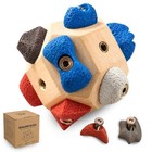 Boulder Block Rock Climbing Grip Trainer - 12 Unique Resin Holds With Color