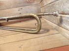 Antique Military Wwii Ludwig Professional Natural Brass Horn Original Mouthpiece