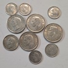 Australian Pre-decimal Silver Coin Lot 1943-1952 Shilling Sixpence Threepence