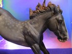 Resin Rose Gray Lil Bucker Curio Scale Mustang