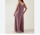 Athleta Pink Nighttime Bliss Sleep V-neck Romper Jumpsuit Lounge Pants Pj Xs