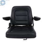 Universal Tractor Seat W  Armrests Replacement For Excavator Backhoe Skid Loader