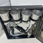 Vintage The Original Trav-l-bar By Ever-wear Travel Bar Suitcase Black W Extras