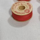 Vintage Bobbins Of Thread New Old Stock Lot Of 6 Dark Pink Star  Cardboard 