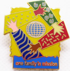 Pontifical Mission Societies Pin One Family In Mission Catholic Church Lapel