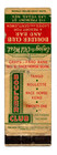 Boulder Club And Bar Matchbook Matchcover - Las Vegas  Nevada