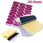 100 Sheet Tattoo Transfer Paper Stencil Carbon Thermal Tracing Hectograph