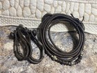 Kangaroo Braided Reata   Show Hobbles Set- Silver Ferrules Chocolate Color Nice 