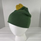 Green Dino Beanie For Toddlers