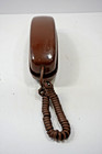 Vintage Western Electric Trimline Telephone Brown Push Button Phone Desk  Top