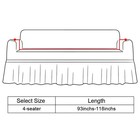 4 Seat 3d Bubble Lattice High Stretch Sofa Cover Lounge Protector Couch Cover
