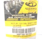 Abpn83301322 Alliance Dual Shaft Blower Motor Single Speed 12v Cw Rd-5-10068-0p