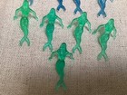 Vintage Barware Accessories Mermaid Drinking Glass Rim Decorations Lot Of 13