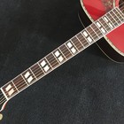 Acoustic Electric Guitar Sunburst Solid Spruce Top Bone Nut Gold Tuners B1g