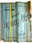 1959 Maine General Highway Atlas State Highway Commission Us Bureau Xl 25  Maps