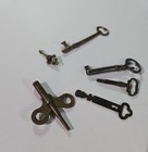 Skeleton Key Lot Of 6 Antique vintage Keys
