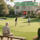 Golf Flagstick For Yard  Flag Putting 6 Ft  Red Flag 1  1 Pack 