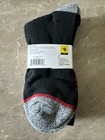 Mossy Oak Mens Boot Socks 6-12   2 Pack   New Black And Gray 