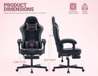 Gaming Chair  Ergonomic High Back Computer Chair With Footrest 