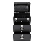 Rolling Makeup Train Case Aluminum Salon Cosmetic Trolley Organizer Box drawer