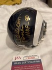 Deacon Jones Signed Autographed Rams Mini Helmet    hof 80    Inscription Jsa Coa