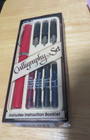 Vintage Sheaffer Calligraphy Set Red Fountain Pen  New   With Istructions