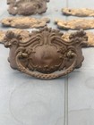 Antique Eastlake  Victorian Stamped Ornate Salvage 3   Furniture Pulls Hardware