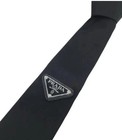 Black Men   s Pr Re Nylon Tie Triangle Logo