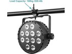 10 Pack Dj Lighting Mount Clamp Black 1-1 2  Truss Clamps 