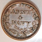 1863 Patriotic Civil War Token  16 300