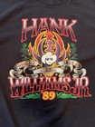 Vintage 1989 Hank Williams Jr Double Eagle Tour T-shirt Bocephus Country Sz L