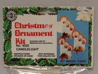 Walco Ornament Kit  3  Candlelight Christmas Beaded Sequin Pins  4028 Vintage