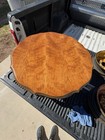 Vintage  Antique     Mid-century Mersman  Table With Spinning Top 