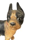 Vintage Antique Cast Iron Boston Terrier Bull Dog Door Stop Hubley Style