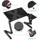       360   Adjustable Laptop Table Stand Lap Sofa Bed Tray Foldable Pc Notebook Desk