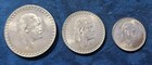 1970 Egypt 1 Pound -  50  25  Piastres Silver Coin Set   km  422-423- 425  