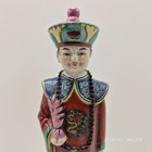 Vintage Chinese Porcelain Lu God Of Prosperity Figurine statue 13 5  Tall