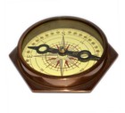 Vintage Maritime Brass Compass 3  Flat Explorer Marine Navigation Collectible