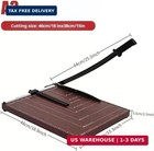 Guillotine Paper Cutter 18 Inch - Professional Large Paper Heavy Duty Trimmer  1