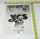 Yes Vintage Original Ad Advert Album 1972 Close To The Edge 2pc Lot Prog Rock