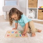 Melissa   Doug Numbers Wooden Peg Puzzle For Toddlers